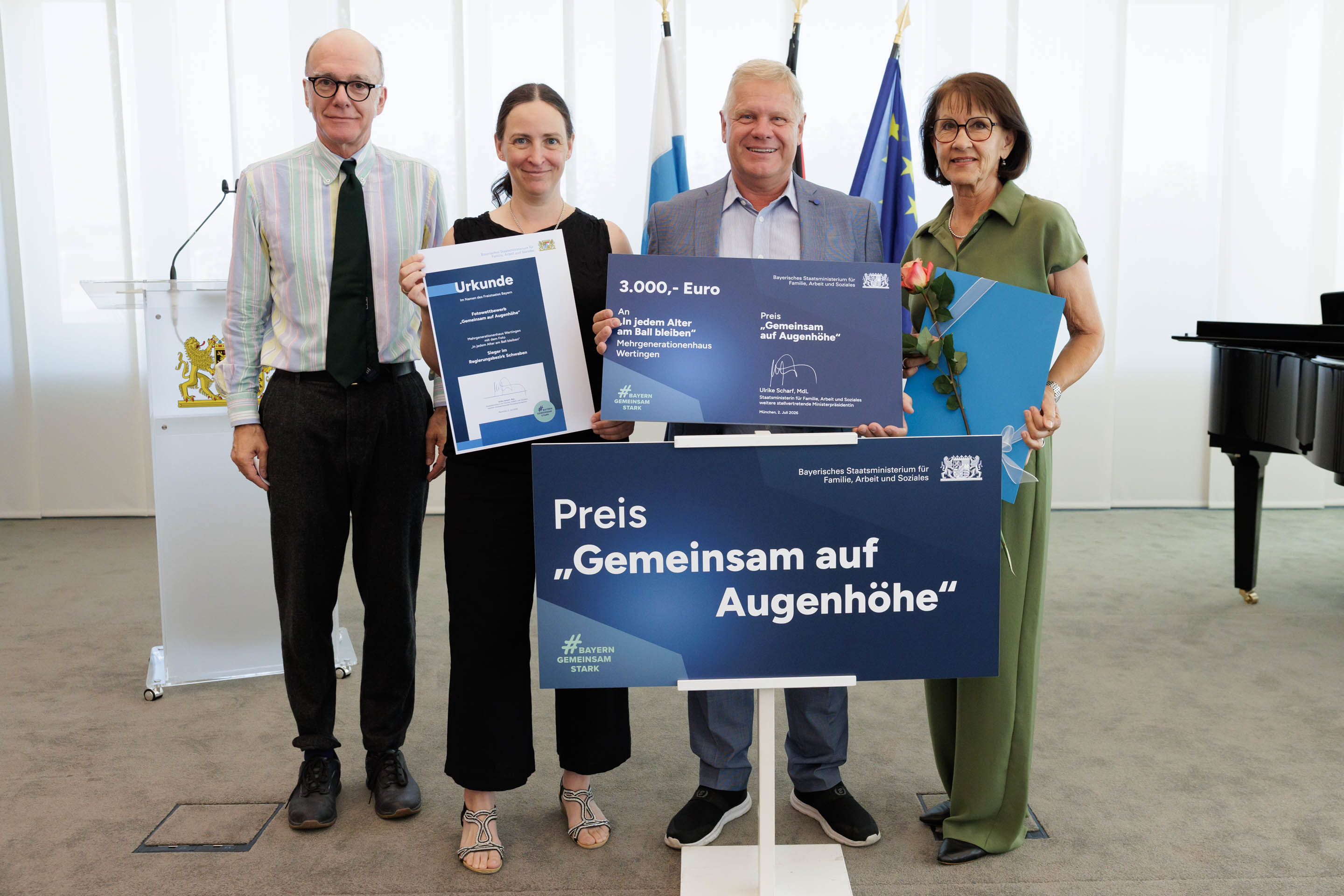 Riesenfreude für das Mehrgenerationenhaus Wertingen